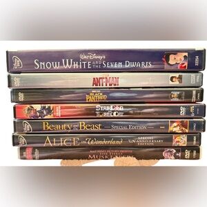 LOT of Disney and Marvel 7 DVD Collection